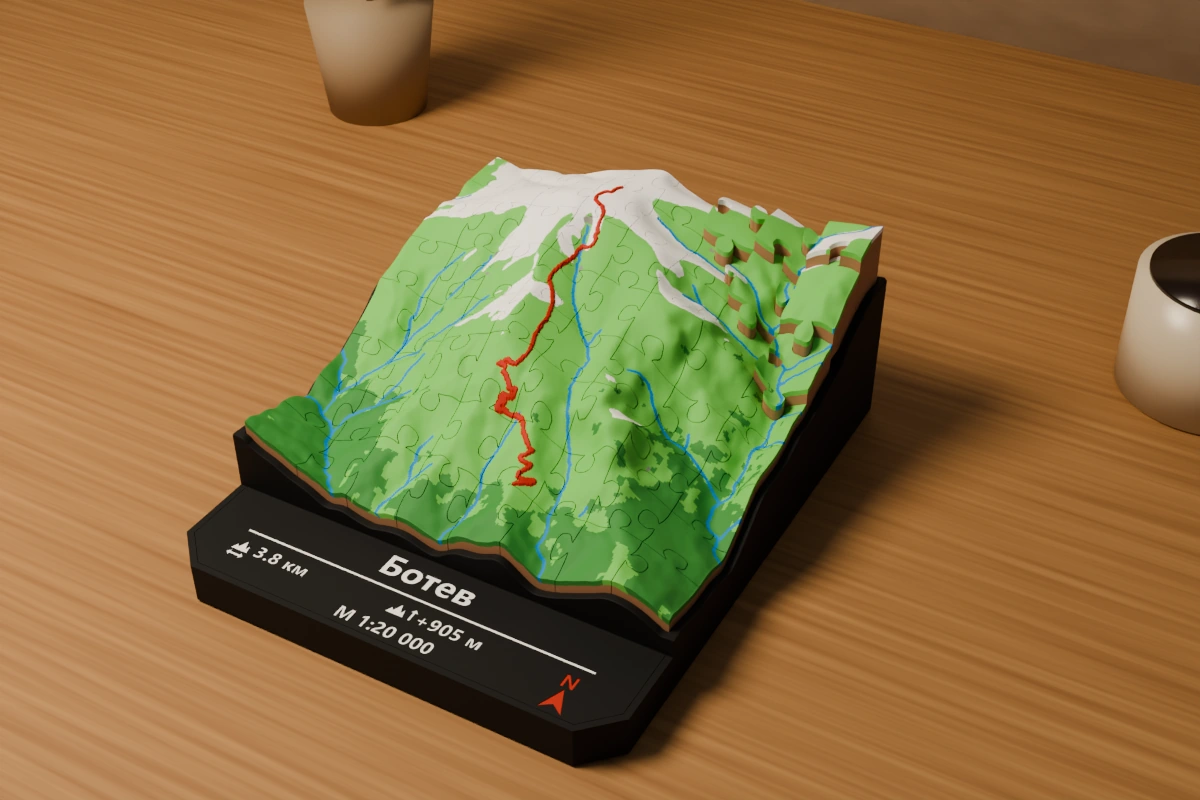3D модел — Ботев